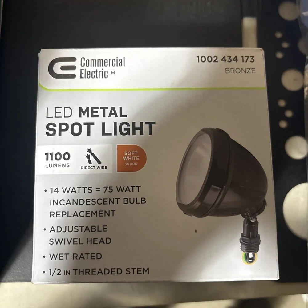 SPTM-1401 14W 1100L CE Bronze Hardwired LED‎ Landscape Flood Light